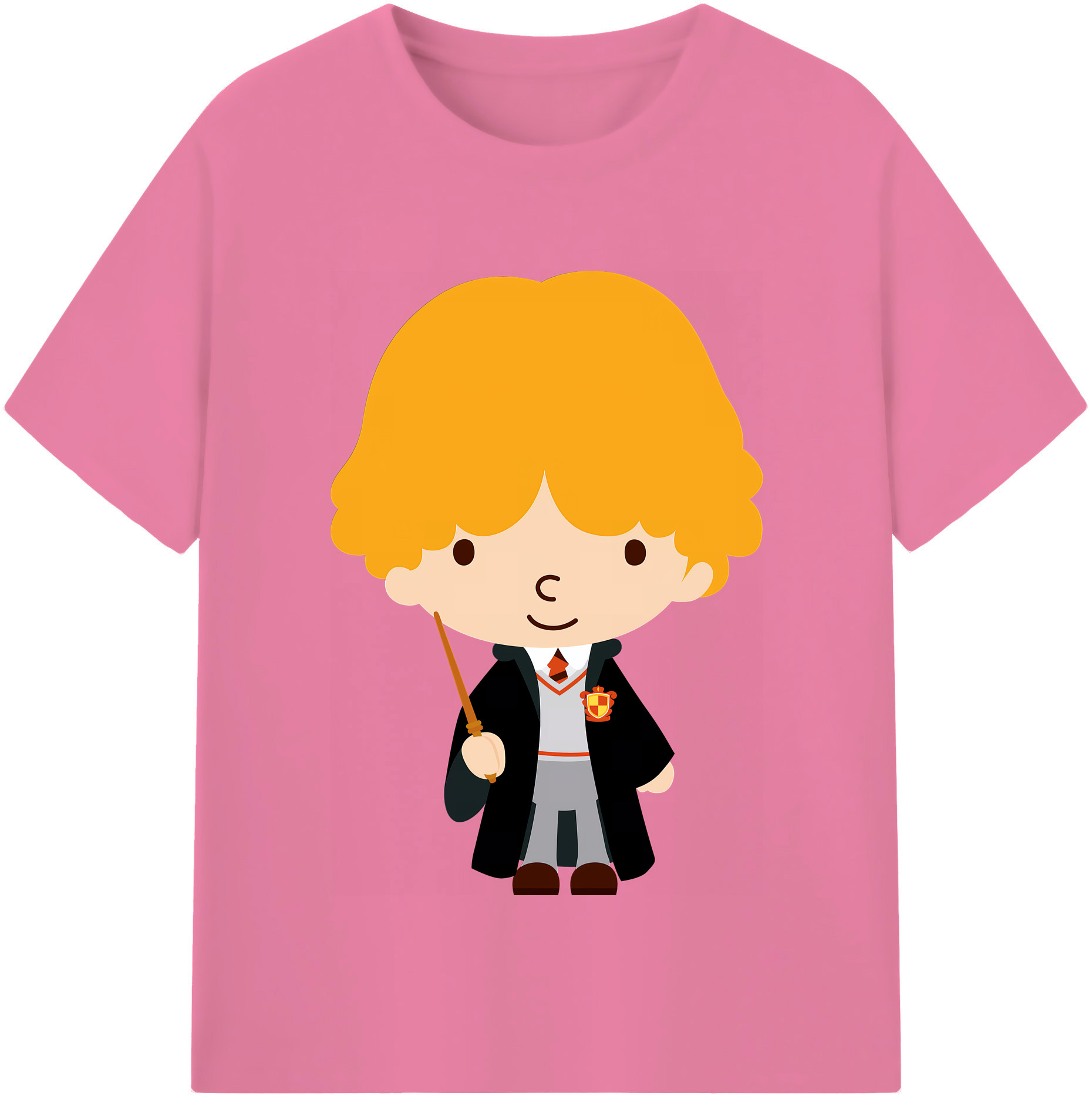 （画像用） Harry Potter ハリー・ポッターシリーズ 綿100％半袖Tシャツ（フロントプリント）